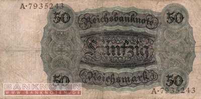 Deutschland - 50  Reichsmark (#DEU-176aD_F)
