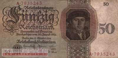 Germany - 50  Reichsmark (#DEU-176aD_F)