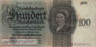 Deutschland - 100  Reichsmark (#DEU-177aS_F)