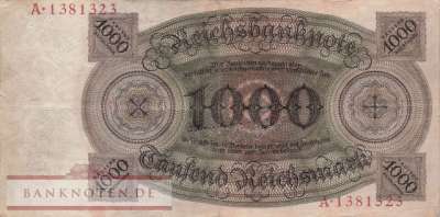 Deutschland - 1.000  Reichsmark - MUSTER (#DEU-178aM_F)