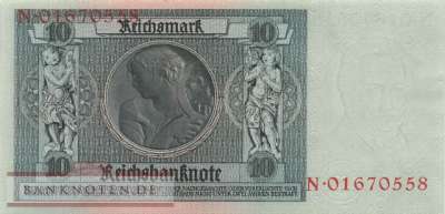 Deutschland - 10  Reichsmark (#DEU-183a_UNC)