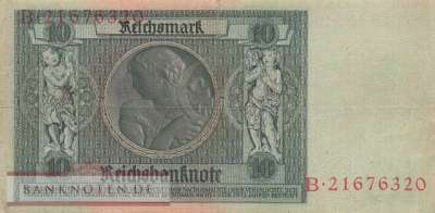 Germany - 10  Reichsmark (#DEU-183a_VF)