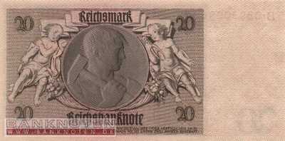 Germany - 20  Reichsmark (#DEU-184c_UNC)