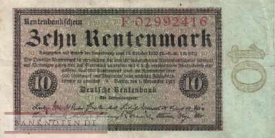 Deutschland - 10  Rentenmark (#DEU-202_VF)