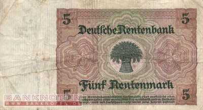 Germany - 5  Rentenmark (#DEU-209b_F)