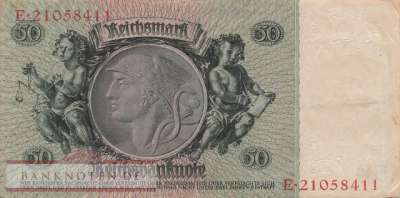 Germany - 50  Reichsmark (#DEU-210c_VF)
