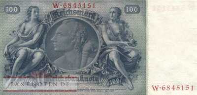 Germany - 100  Reichsmark (#DEU-211b_UNC)