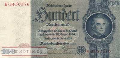 Germany - 100  Reichsmark (#DEU-211c_UNC)