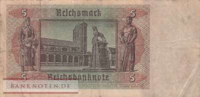 Deutschland - 5  Reichsmark (#DEU-220a_F)