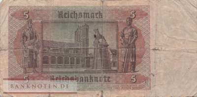 Deutschland - 5  Reichsmark (#DEU-220a_VG)