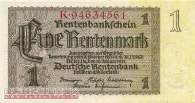 Deutschland - 1  Rentenmark (#DEU-222b_UNC)