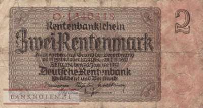 Deutschland - 2  Rentenmark (#DEU-223a_VG)