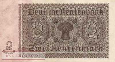Germany - 2  Rentenmark (#DEU-223c_AU)