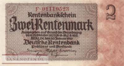 Germany - 2  Rentenmark (#DEU-223c_XF)