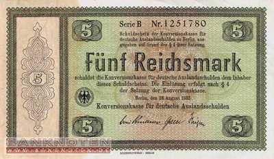 Germany - 5  Reichsmark (#DEU-224a_AU)