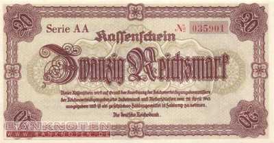 Germany - 20  Reichsmark (#DEU-262_UNC)