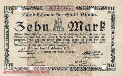 Altona - 10  Mark - devaluated (#DGN012_03_VF)