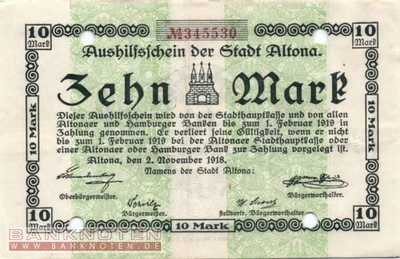 Altona - 10  Mark - devaluated (#DGN012_07_VF)