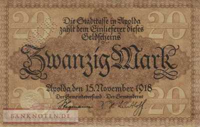 Apolda - 20  Mark (#DGN021_4E_VF)