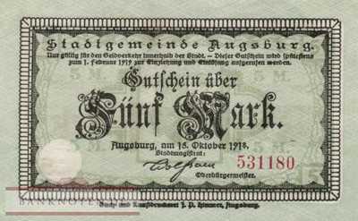 Augsburg - 5  Mark (#DGN025_04_AU)