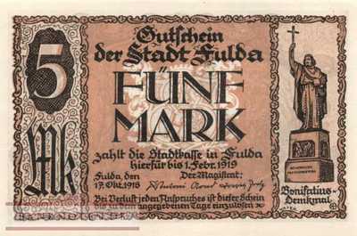 Fulda - 5  Mark (#DGN166_04_UNC)