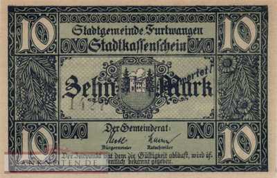 Furtwangen - 10  Mark - cancelled (#DGN167-07b_UNC)