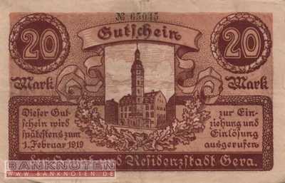 Gera - 20  Mark (#DGN172_04a_VF)