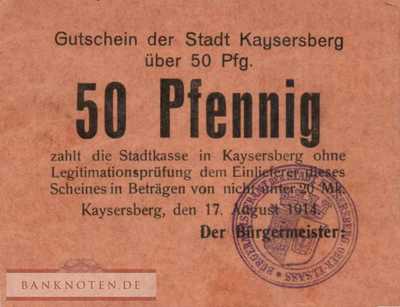 Kaysersberg - 50  Pfennig (#DGN173_01E_AU)