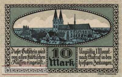 Halberstadt - 10  Mark - cancelled (#DGN209_2b-1_AU)