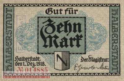 Halberstadt - 10  Mark - cancelled (#DGN209_2b-2_UNC)