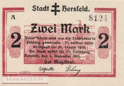 Hersfeld - 2  Mark (#DGN231_02b_UNC)