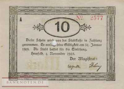 Hersfeld - 10  Mark - devaluated (#DGN231_06aE_AU)