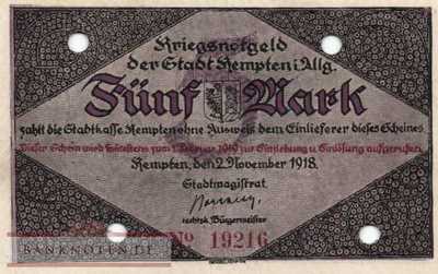 Kempten - 5  Mark (#DGN269_01E_XF)