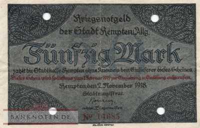 Kempten - 50  Mark (#DGN269_04E_VF)
