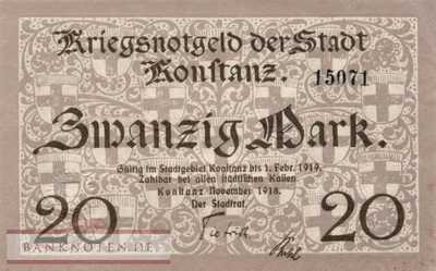 Konstanz - 20  Mark (#DGN292_03_AU)