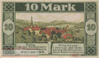 Maulbronn - 10  Mark - cancelled (#DGN352_2aE_VF)