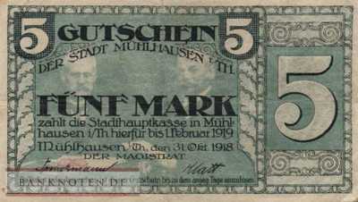 Mühlhausen - 5  Mark (#DGN364_01_VF)