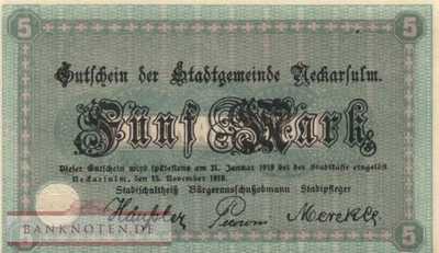 Neckarsulm - 5  Mark (#DGN368_1_UNC)