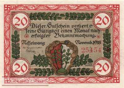 Nesselwang - 20  Mark (#DGN370_13_UNC)