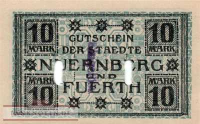 Nürnberg und Fürth - 10  Mark (#DGN388_02aE_UNC)