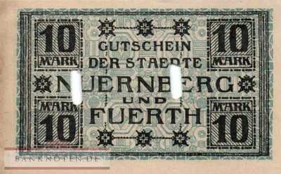 Nürnberg und Fürth - 10  Mark (#DGN388_02aE_AU)