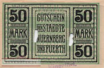 Nürnberg und Fürth - 50  Mark (#DGN388_04aE_AU)