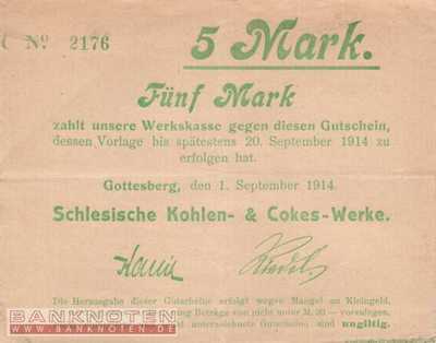 Gottesberg - 5  Mark (#DN14_129_3c_F)