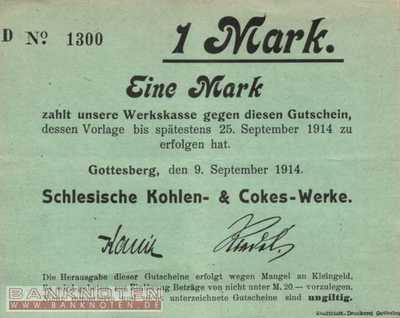 Gottesberg - 1  Mark (#DN14_129_4a_VF)
