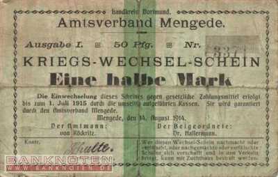 Mengede - 1/2  Mark (#DN14_228II_1a_VG)