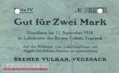 Vegesack - 2  Mark (#DN14_412-8_VF)