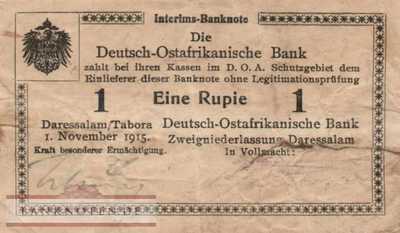 German East Africa - 1  Rupie (#DOA-17eD2_G)