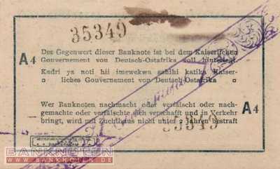 German East Africa - 1  Rupie (#DOA-30c_UNC)