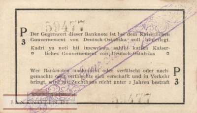 German East Africa - 1  Rupie (#DOA-31a1_UNC)