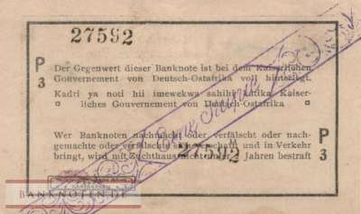 German East Africa - 1  Rupie (#DOA-31a2_AU)